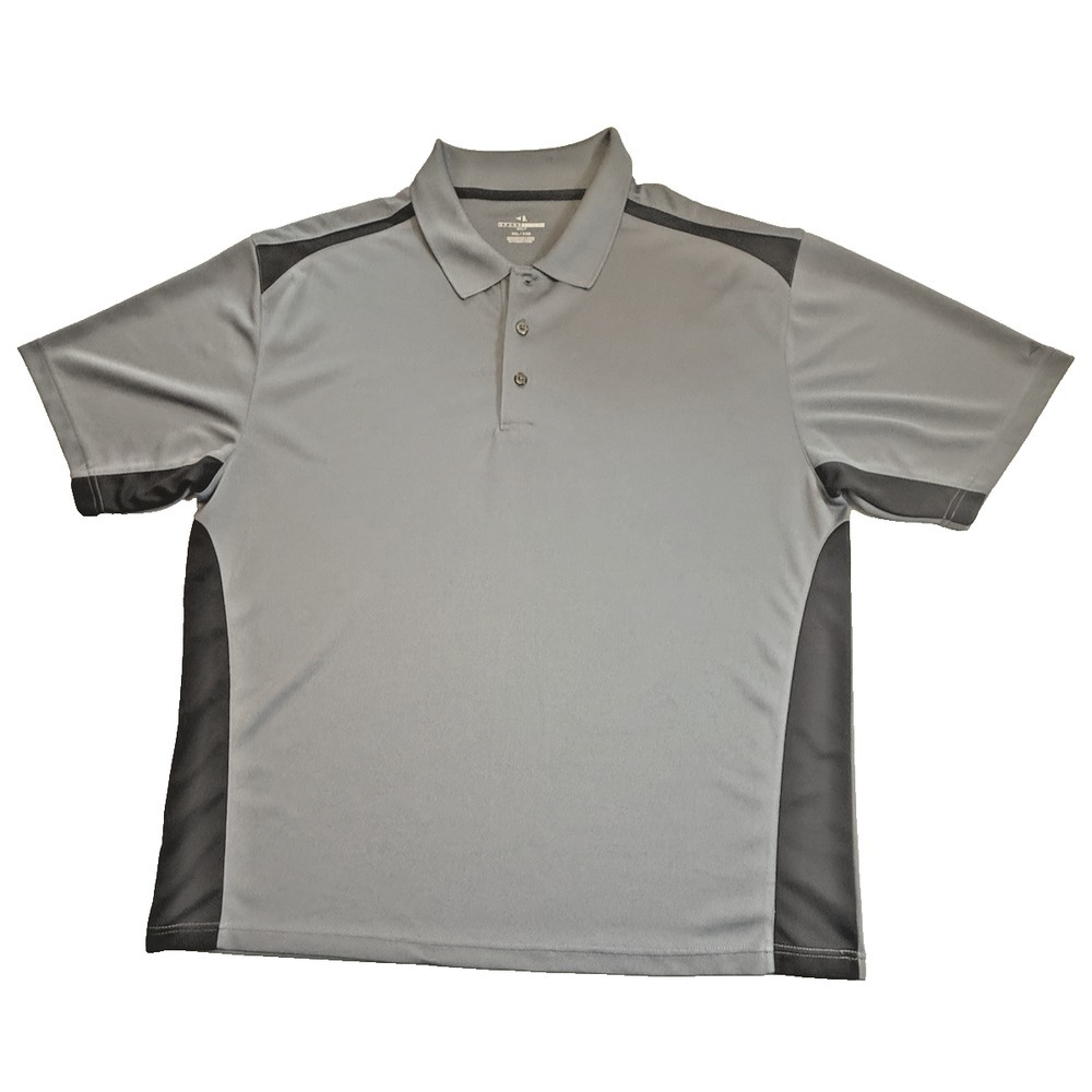 Grand Slam Golf Men's Polo Shirt Blue and Black t Short Sleeve 2XL-514